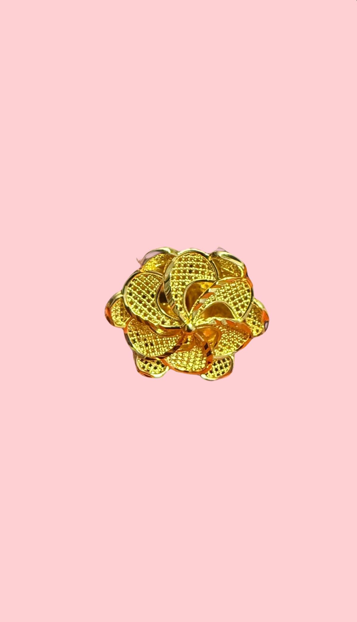 Floral blade ring