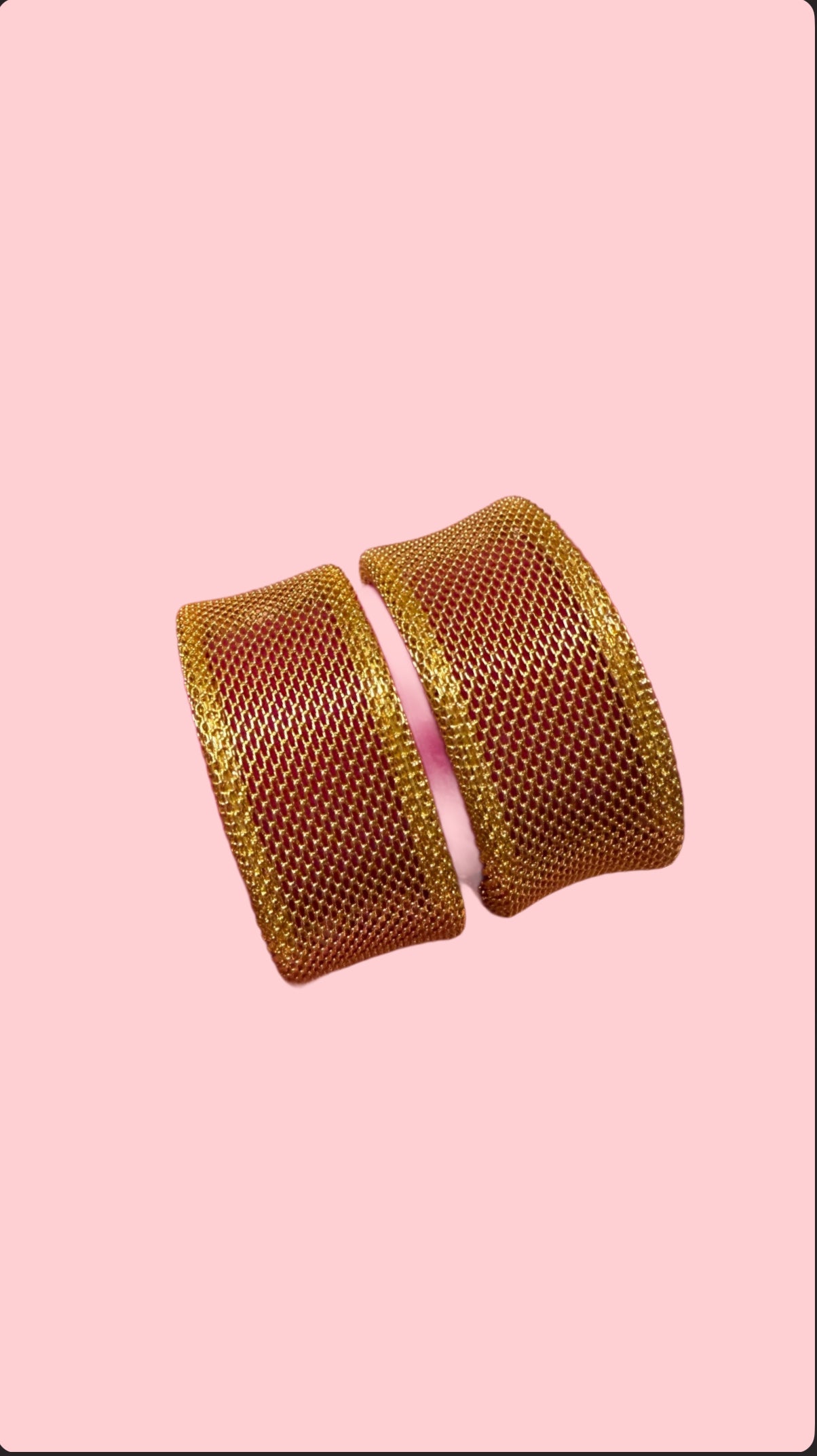 Golden fusion bracelet set (2pc)