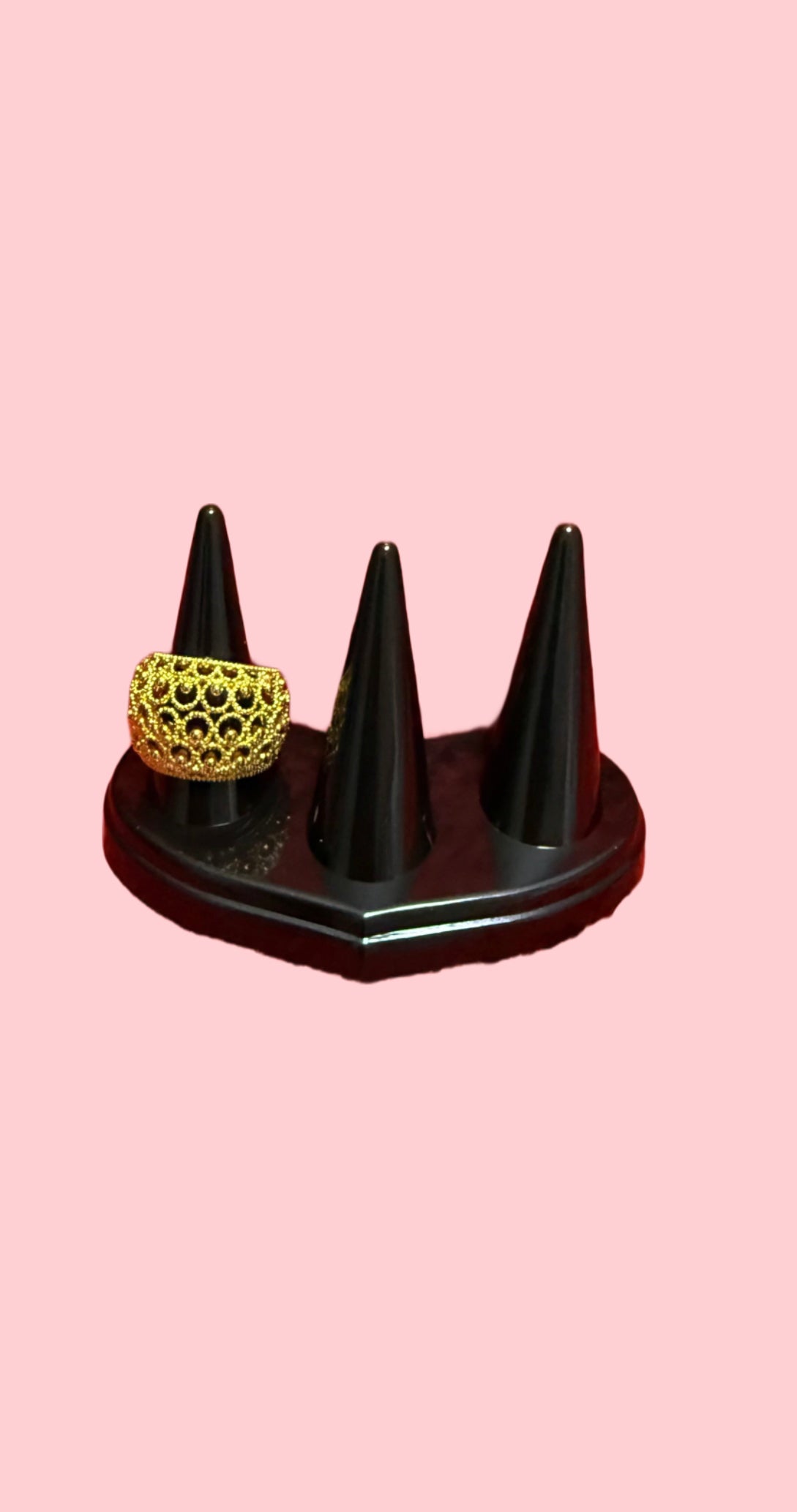 Gilded edge ring