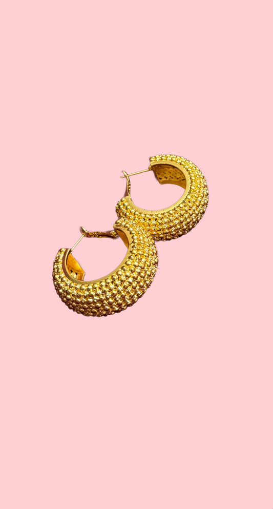 Round Bright Earrings