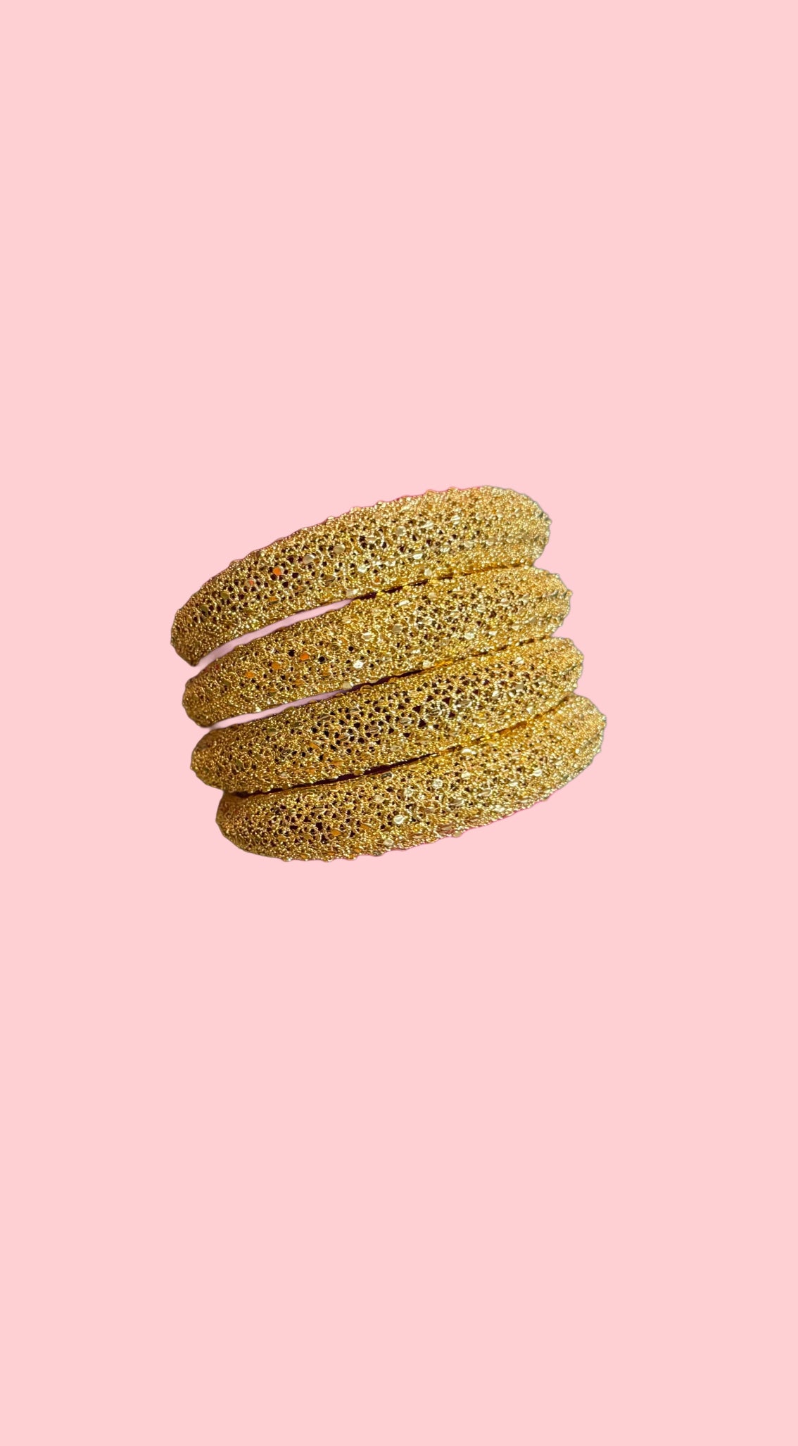 Golden harmony bracelet stack (4pcs)