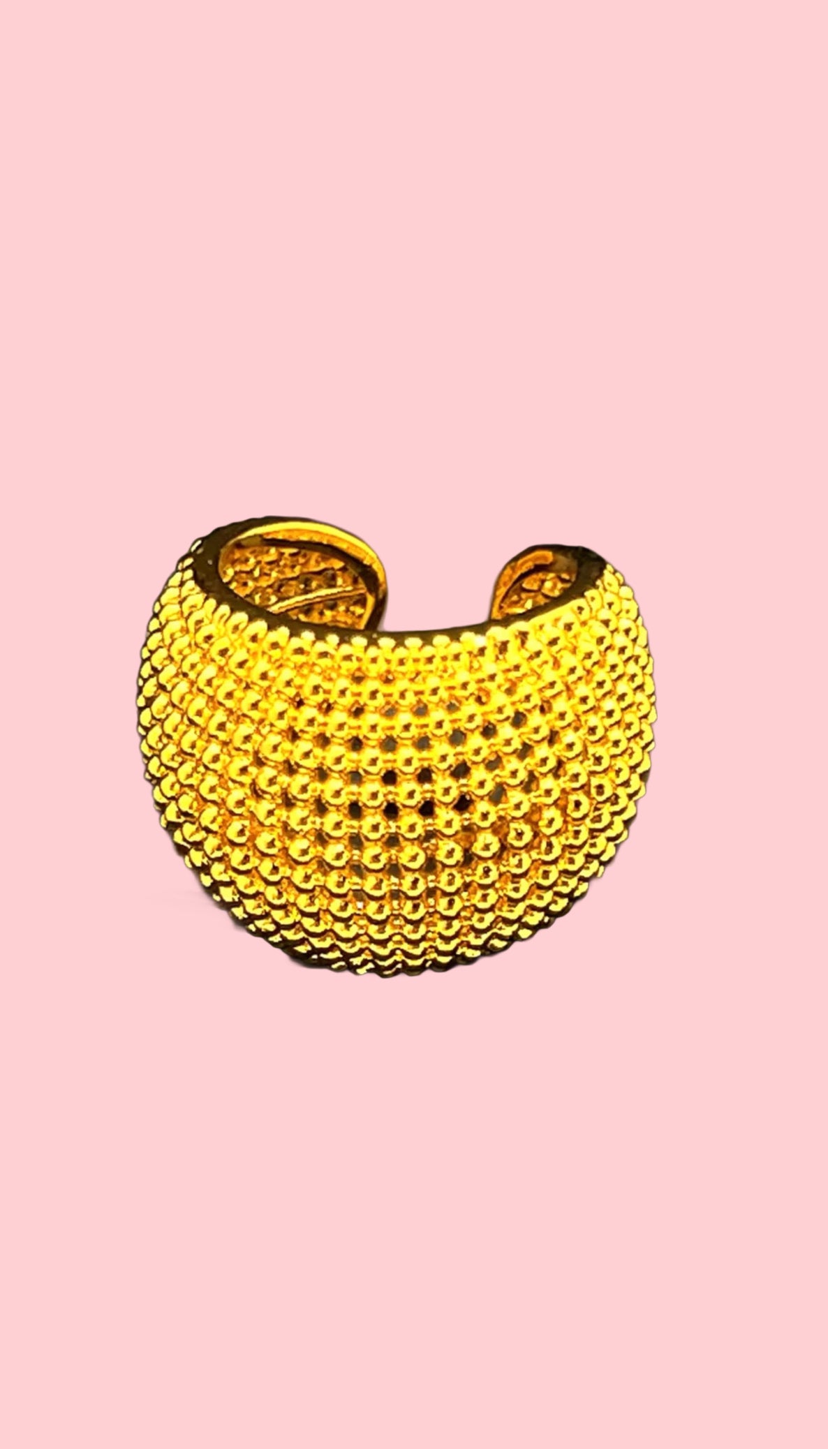 Golden ember ring