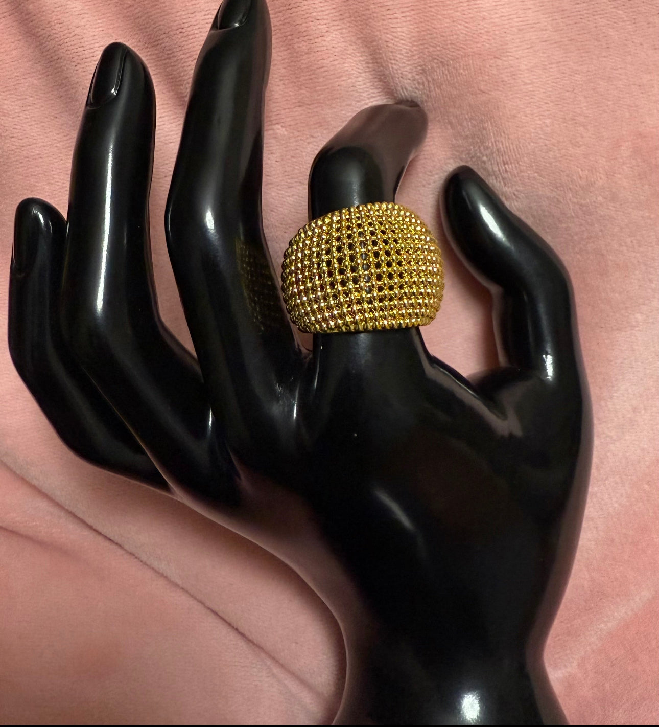 Golden ember ring