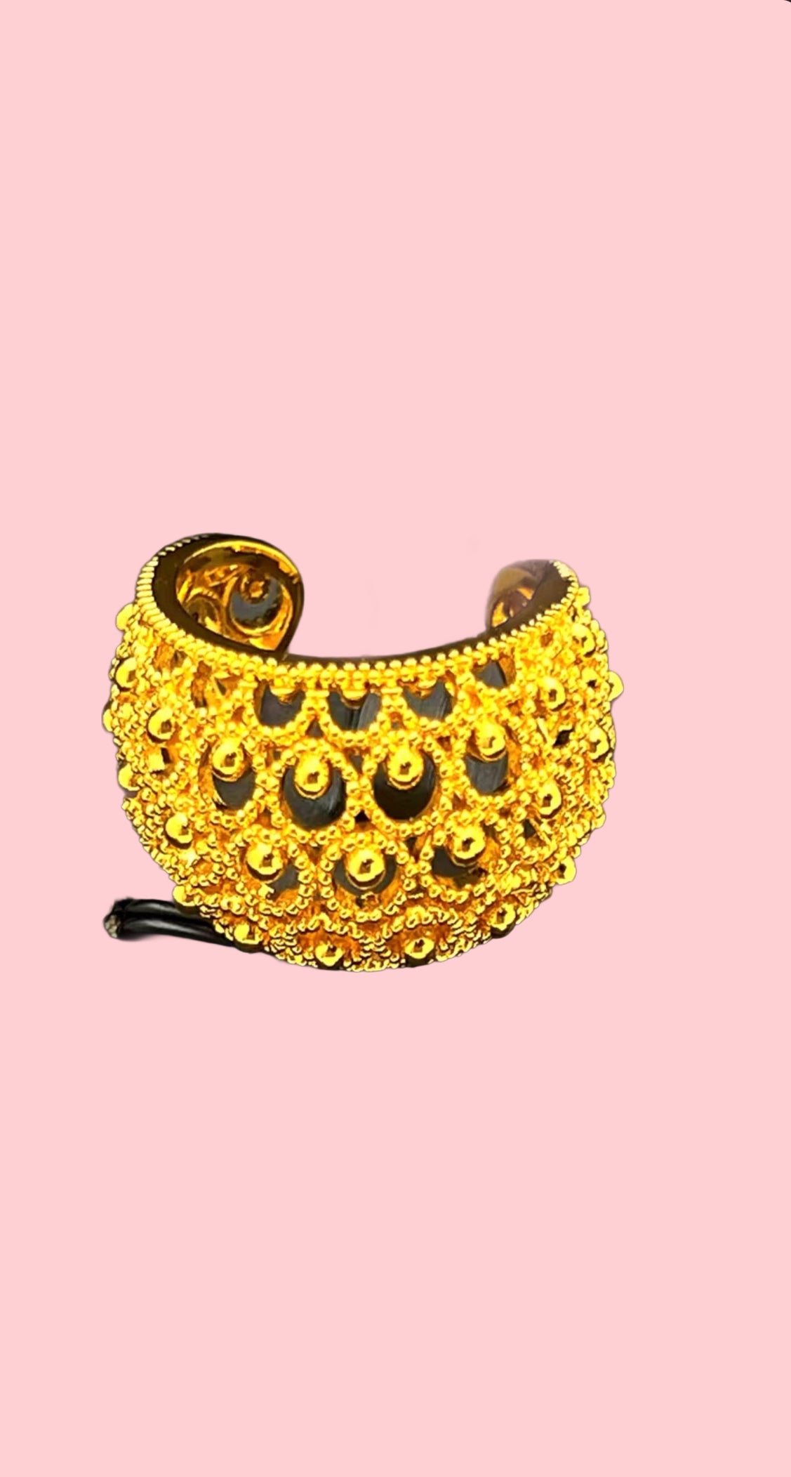 Gilded edge ring
